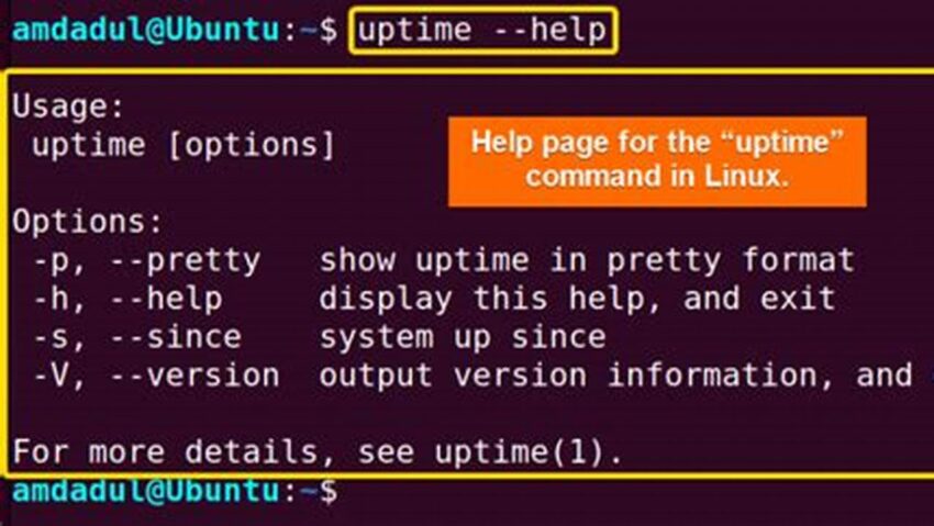 Check System Uptime via Command Prompt