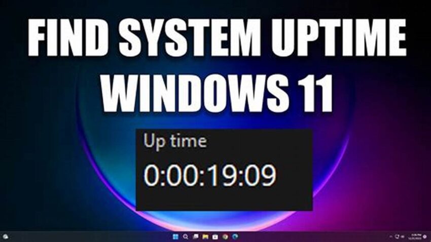 Check Windows Uptime, Easy Tricks &, Cmdlets