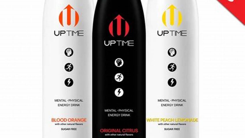 Uptime Energy Drink, Boost Your Day